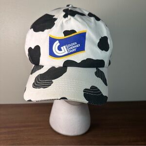 Golden Guernsey Dairy Cow Print Snapback Cap Hat by San Sun OSFA